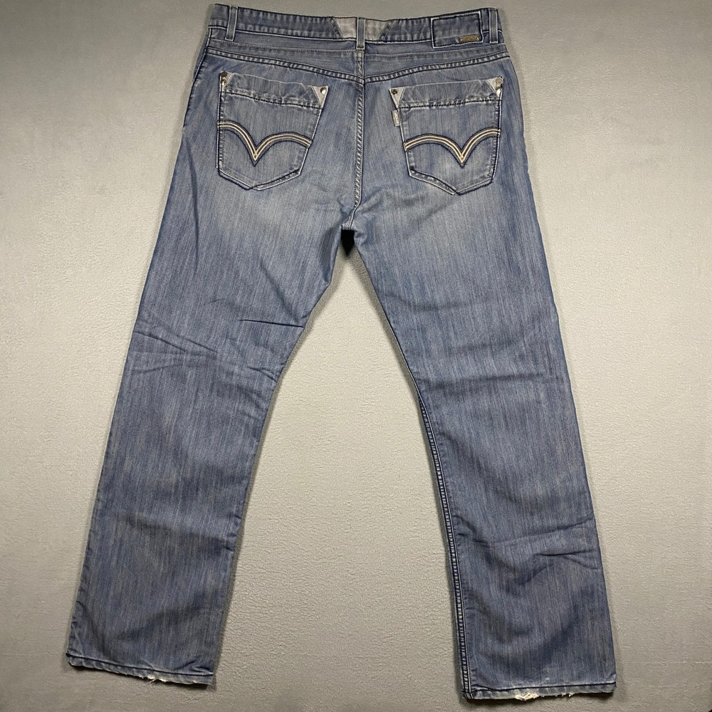 Levi's SilverTab Bootcut Jeans Mens 36x32 Blue Medium Wash Relaxed Denim